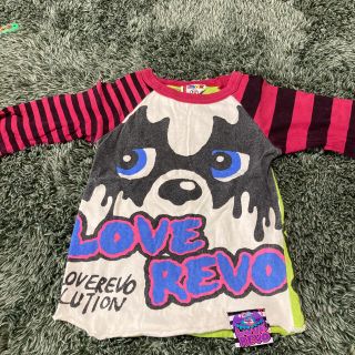 ラブレボリューション(LOVE REVOLUTION)の7分袖ロンティ(Tシャツ/カットソー)