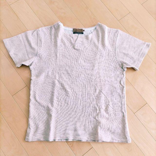 Ｌ　メンズ　ベージュ　Tシャツ　GIVE LIFE メンズのトップス(Tシャツ/カットソー(半袖/袖なし))の商品写真