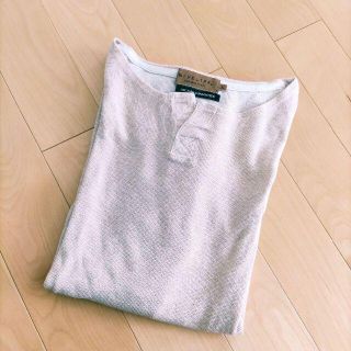 Ｌ　メンズ　ベージュ　Tシャツ　GIVE LIFE(Tシャツ/カットソー(半袖/袖なし))