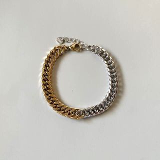 アメリヴィンテージ(Ameri VINTAGE)のContrast chain bracelet No.727(ブレスレット/バングル)