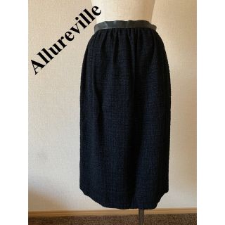 アナイ(ANAYI)のAllureville  ウール混合スカート(ひざ丈スカート)