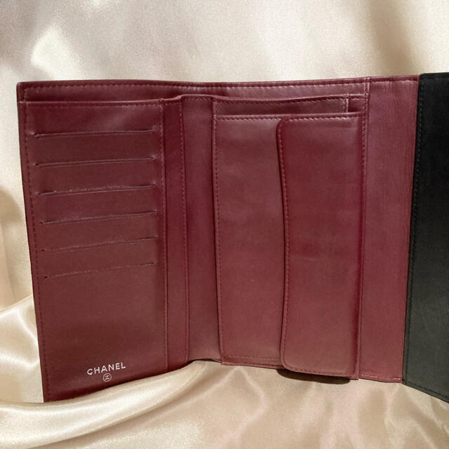 超美品♡ 正規品 シャネル マトラッセ フラップ 三つ折り 長財布
