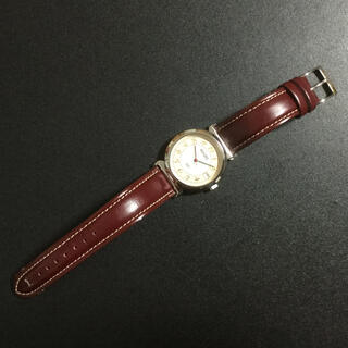 KENZO ケンゾー 腕時計 ラウンドフェイス レザーベルトタイガー刻印