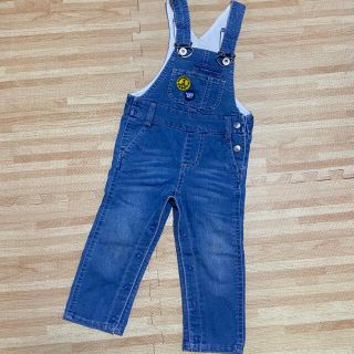 ベベ(BeBe)の【中古】スラップスリップ デニム サロペット(パンツ/スパッツ)