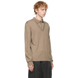 ルメール(LEMAIRE)のLemaire 21ss vneck polo sweater　XL(ニット/セーター)