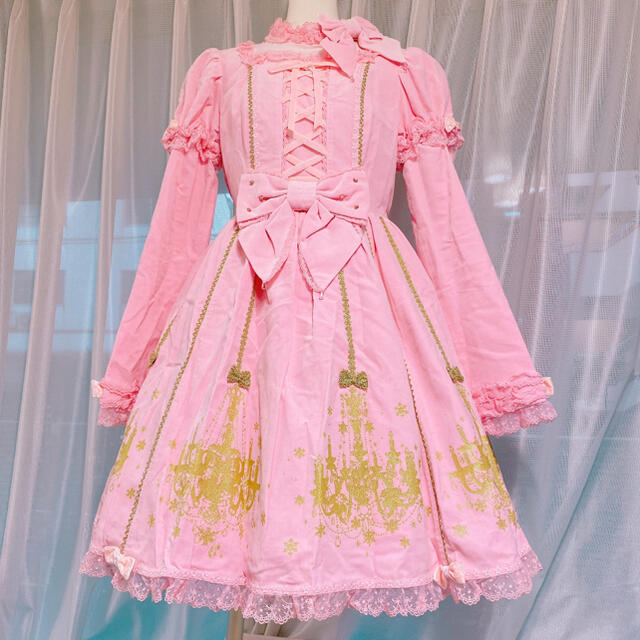 Angelic Pretty シャンデリアプリントワンピース