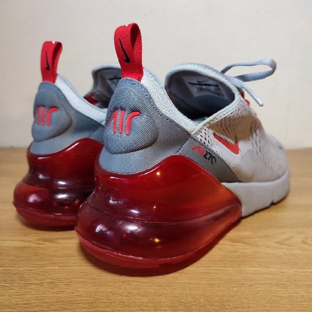 ★NIKE AIRMAX 270 WOLFGREY/UNIVERSITYRED