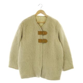 アザー(other)のノーウォス 19AW シャギー ウール ノーカラー中綿コート アウター ミドル丈(その他)