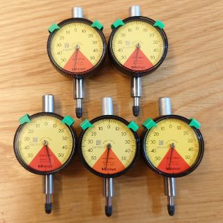 Mitutoyo ミツトヨ ダイヤルゲージ 5個セット 1929シリーズ(メンテナンス用品)