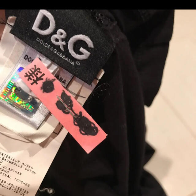 DOLCE\u0026GABBANA ドルガバ４２ロゴスワロラインストーンタンクトップ