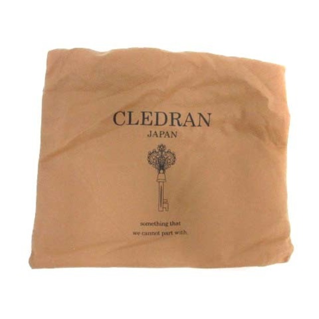 CLEDRAN(クレドラン)のクレドラン CLEDRAN がま口 長財布 レザー 牛革 ゴールド金具 黒 メンズのファッション小物(長財布)の商品写真