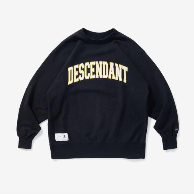 DESCENDANT TEAM CREW NECK SWEAT サイズ1