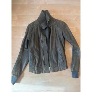 リックオウエンス(Rick Owens)のRick Owens リックオウエンス 定番 インターシャ(レザージャケット)