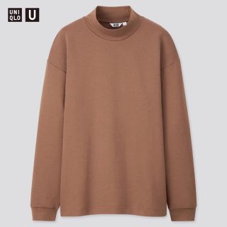 ユニクロ(UNIQLO)のUNIQLO U ユニクロユー モックネックプルオーバー長袖L新品(Tシャツ/カットソー(七分/長袖))