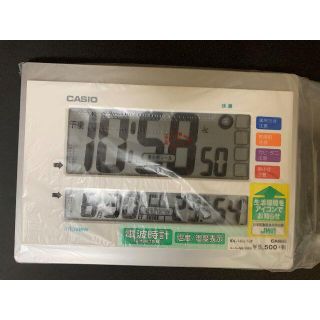 カシオ(CASIO)のカシオ　CASIO 電波掛け時計 IDL-140J-7JF(置時計)