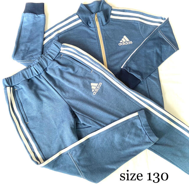 adidas(アディダス)のアディダス　セットアップ　ジャージ上下　スポーツウェア　子供　男子兼用　130 キッズ/ベビー/マタニティのキッズ服男の子用(90cm~)(その他)の商品写真