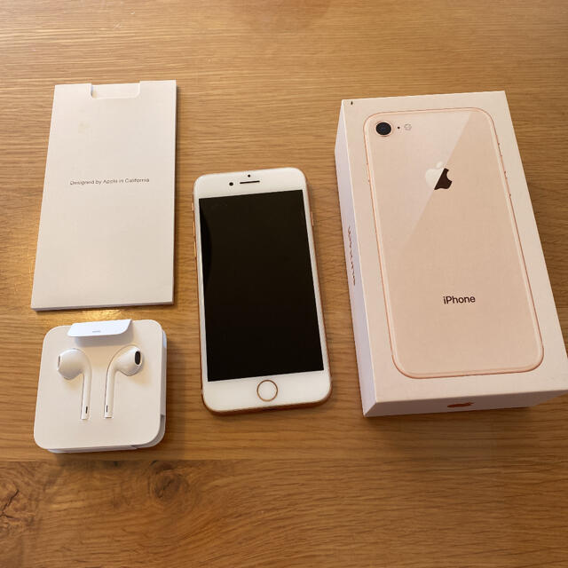 iPhone8 gold 256GB simフリースマートフォン/携帯電話