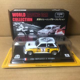 RENAULT - 世界のレーシングカーコレクション　1/43 ルノー5ターボ　1984 ミニカー 