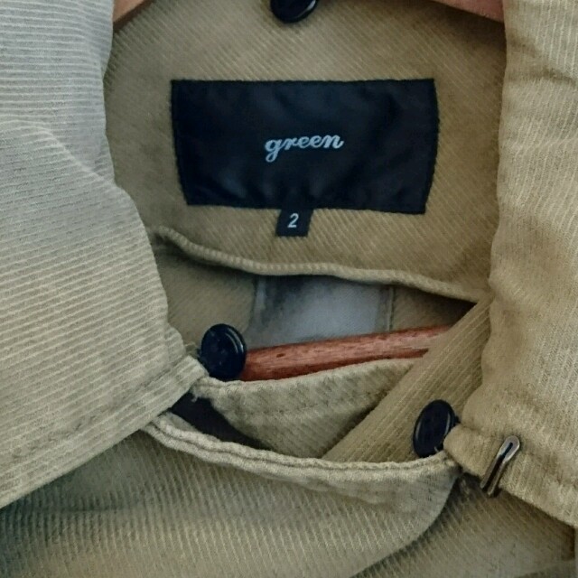 HYKE(ハイク)のgreen モーターサイクルコート レディースのジャケット/アウター(ロングコート)の商品写真