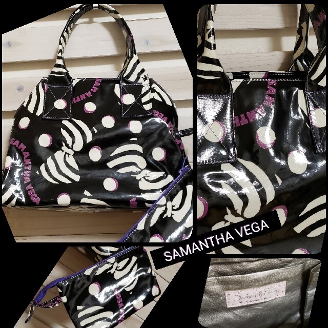 Samantha Vega(サマンサベガ)のSamantha Vega/トートバッグ マザーズバッグ  ポーチ付 同梱値引  レディースのバッグ(トートバッグ)の商品写真