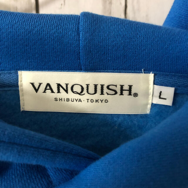 VANQUISH(ヴァンキッシュ)の【激レア美品】VANQUISH 和柄 桜柄 刺繍ビッグロゴ プルオーバーパーカー メンズのトップス(パーカー)の商品写真