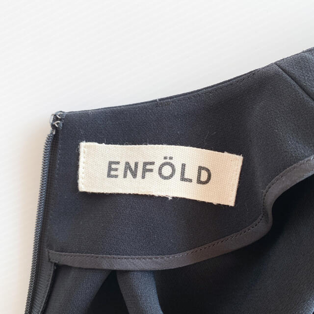 ENFOLD（エンフォルド）/ アシンメトリープルオーバー 黒