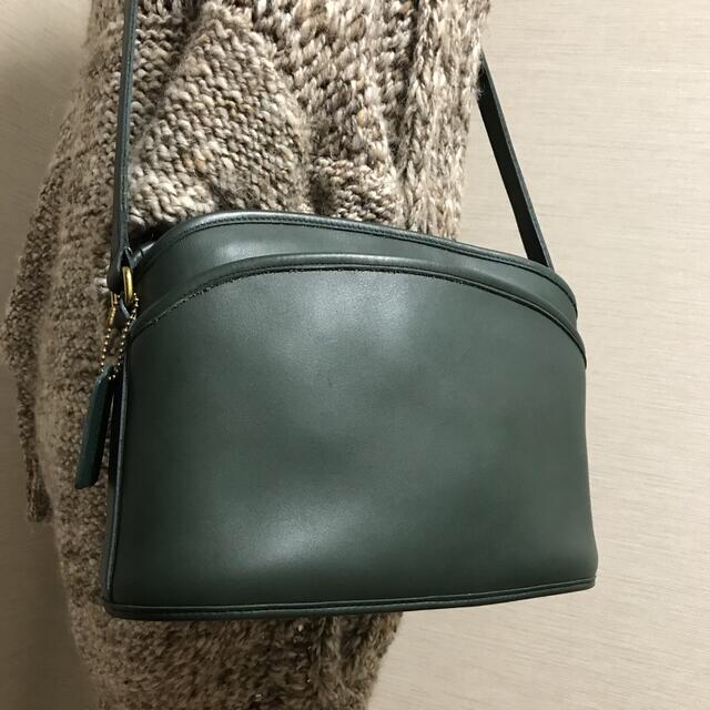 【概ね美品/米国製】オールドコーチOLD COACH グリーン イルビゾンテ