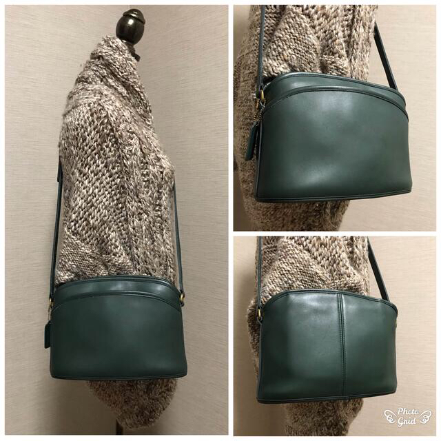 【概ね美品/米国製】オールドコーチOLD COACH グリーン イルビゾンテ