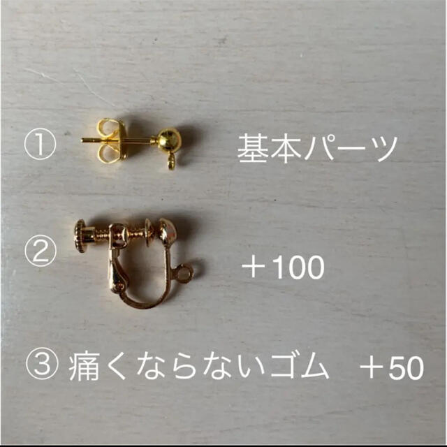 BEAMS(ビームス)の【グリーン】カラー淡水パールのループ　ピアス　イヤリング ハンドメイドのアクセサリー(ピアス)の商品写真