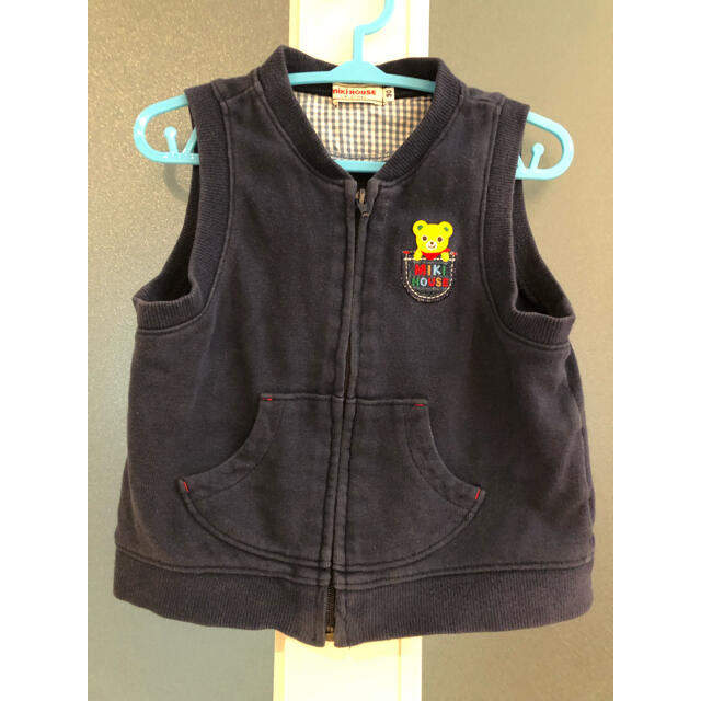 mikihouse(ミキハウス)のミキハウス ベスト 90 キッズ/ベビー/マタニティのキッズ服男の子用(90cm~)(ジャケット/上着)の商品写真