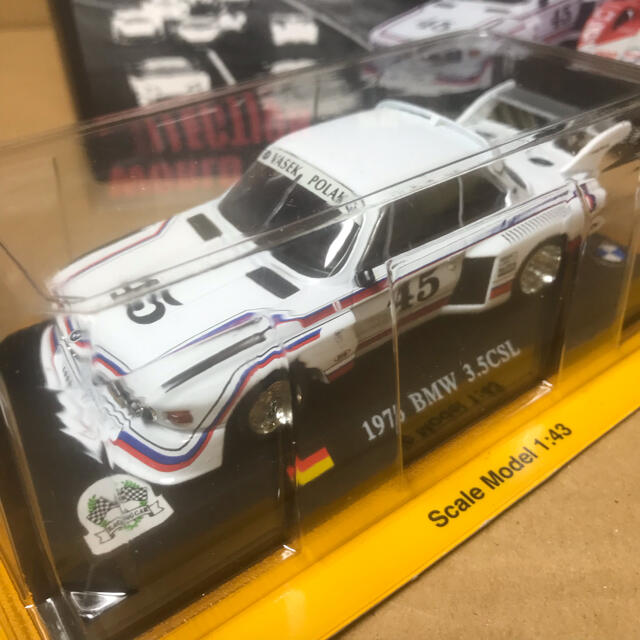 BMW(ビーエムダブリュー)の世界のレーシングカーコレクション1/43BMW3.5CSL 1975 ミニカー  エンタメ/ホビーのおもちゃ/ぬいぐるみ(ミニカー)の商品写真