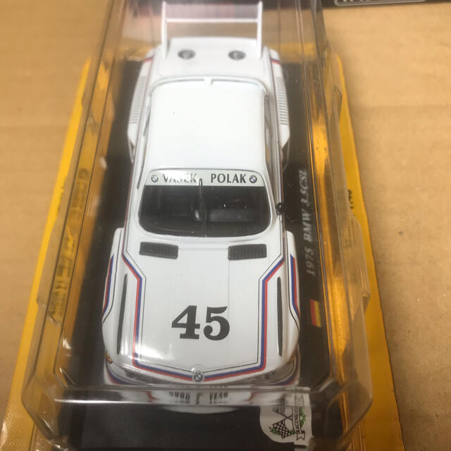 BMW(ビーエムダブリュー)の世界のレーシングカーコレクション1/43BMW3.5CSL 1975 ミニカー  エンタメ/ホビーのおもちゃ/ぬいぐるみ(ミニカー)の商品写真