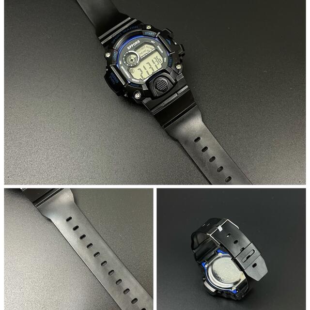 スポーツ腕時計　腕時計　時計　デジタル式  LED デジタル腕時計　 メンズの時計(腕時計(デジタル))の商品写真