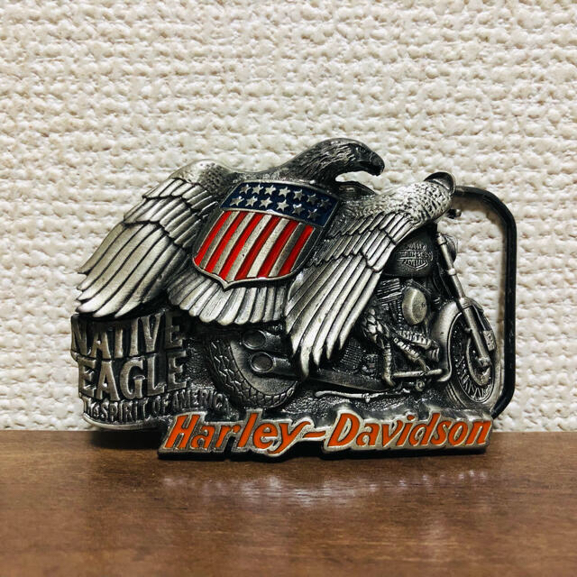 【新品】USA製　HARLEY/ハーレーダビッドソン　バックル2セット