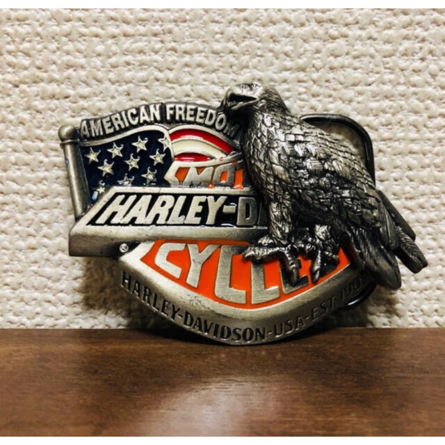 Harley Davidson(ハーレーダビッドソン)の【新品】USA製　HARLEY/ハーレーダビッドソン　バックル2セット メンズのファッション小物(ベルト)の商品写真