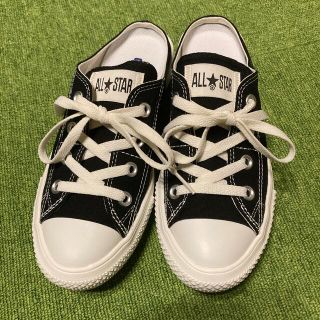 コンバース(CONVERSE)の【新品】コンバース　黒　スリッポン　22.5(スニーカー)