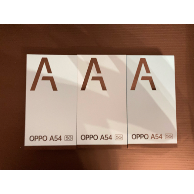 OPPO A54 5G SIMフリー　3台au