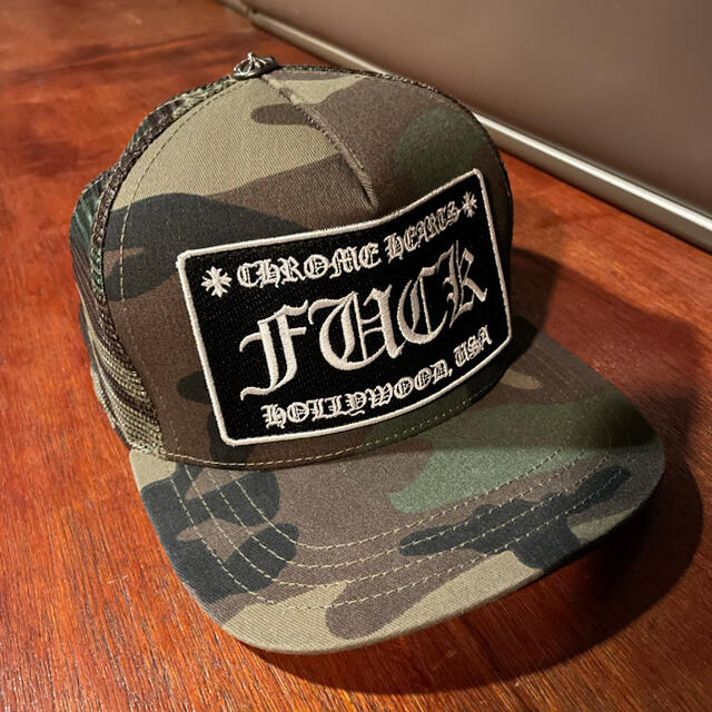 美品　クロムハーツ CHROME HEARTS 迷彩 メッシュ キャップ