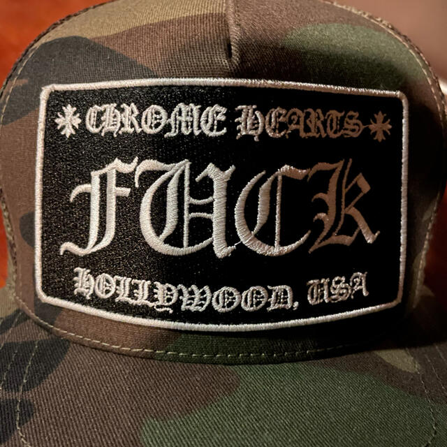 Chrome Hearts(クロムハーツ)の正規未使用 クロムハーツ カモフラ メッシュキャップ/FACK 迷彩 メンズの帽子(キャップ)の商品写真