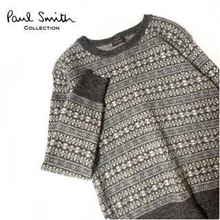 ポールスミス(Paul Smith)の美品　ポールスミス　フェアアイル柄ニット　M(ニット/セーター)