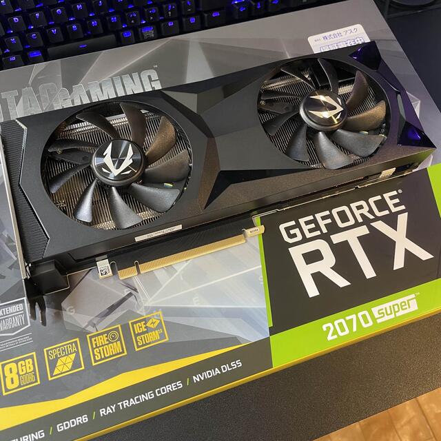 ZOTAC製 GeForce RTX2070Super GDDR6 8GB