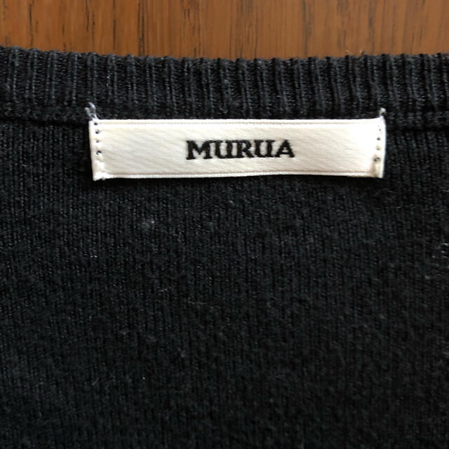 MURUA(ムルーア)のムルーア　ニット セーター　ブラック レディースのトップス(ニット/セーター)の商品写真