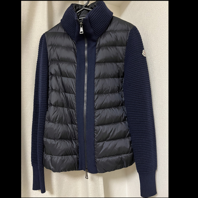 モンクレダウンモンクレール｜ニットダウン｜ネイビー｜Moncler