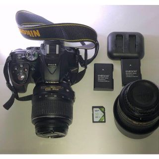 ニコン(Nikon)の【中古デジタル一眼】すぐ使える！Nikon D5300　レンズ２本付(デジタル一眼)