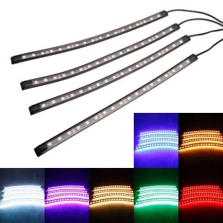 ★新品★送料込車用LEDテープライト RGB 音に反応 リモコン操作 4本18連(その他)