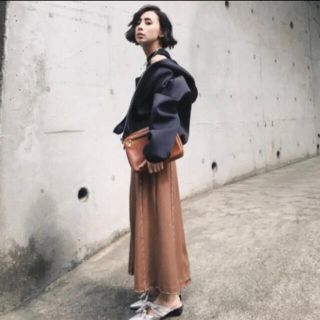 アメリヴィンテージ(Ameri VINTAGE)のAmeri VINTAGE STITCH PANEL SKIRT(ロングスカート)