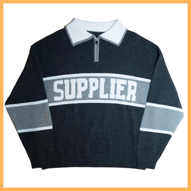 SUPPLIER(サプライヤー) College Logo Knit / ニット 公式 8575円引き