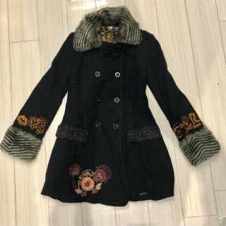 Desigual ゼブラファーコート　アウター