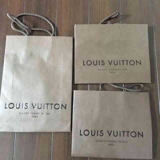 ルイヴィトン(LOUIS VUITTON)のルイヴィトン ショップ袋  3点セット(ショップ袋)