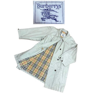バーバリー(BURBERRY)のバーバリー Burberry トレンチ ステンカラー コート ノバチェック90s(トレンチコート)
